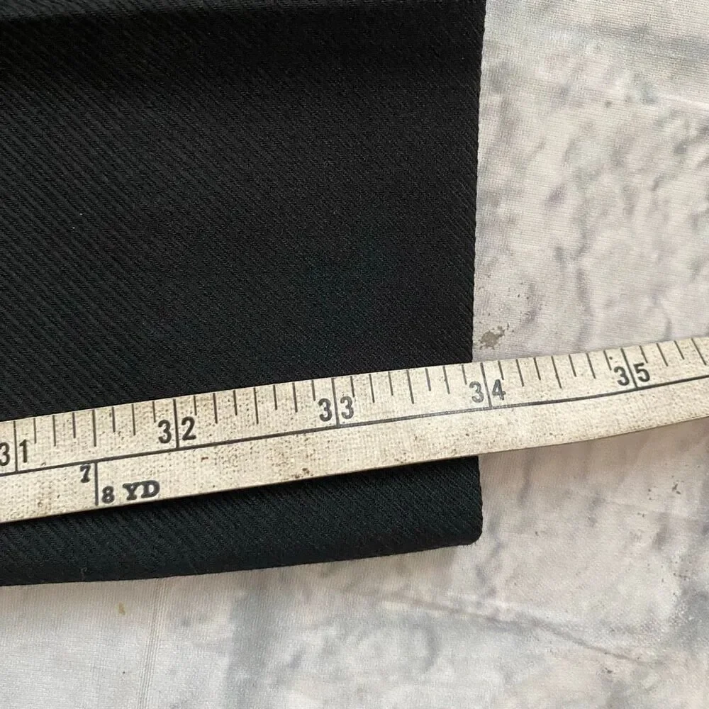 Louis Raphael tailored men 38/34 wool blend pull on dress pants black
